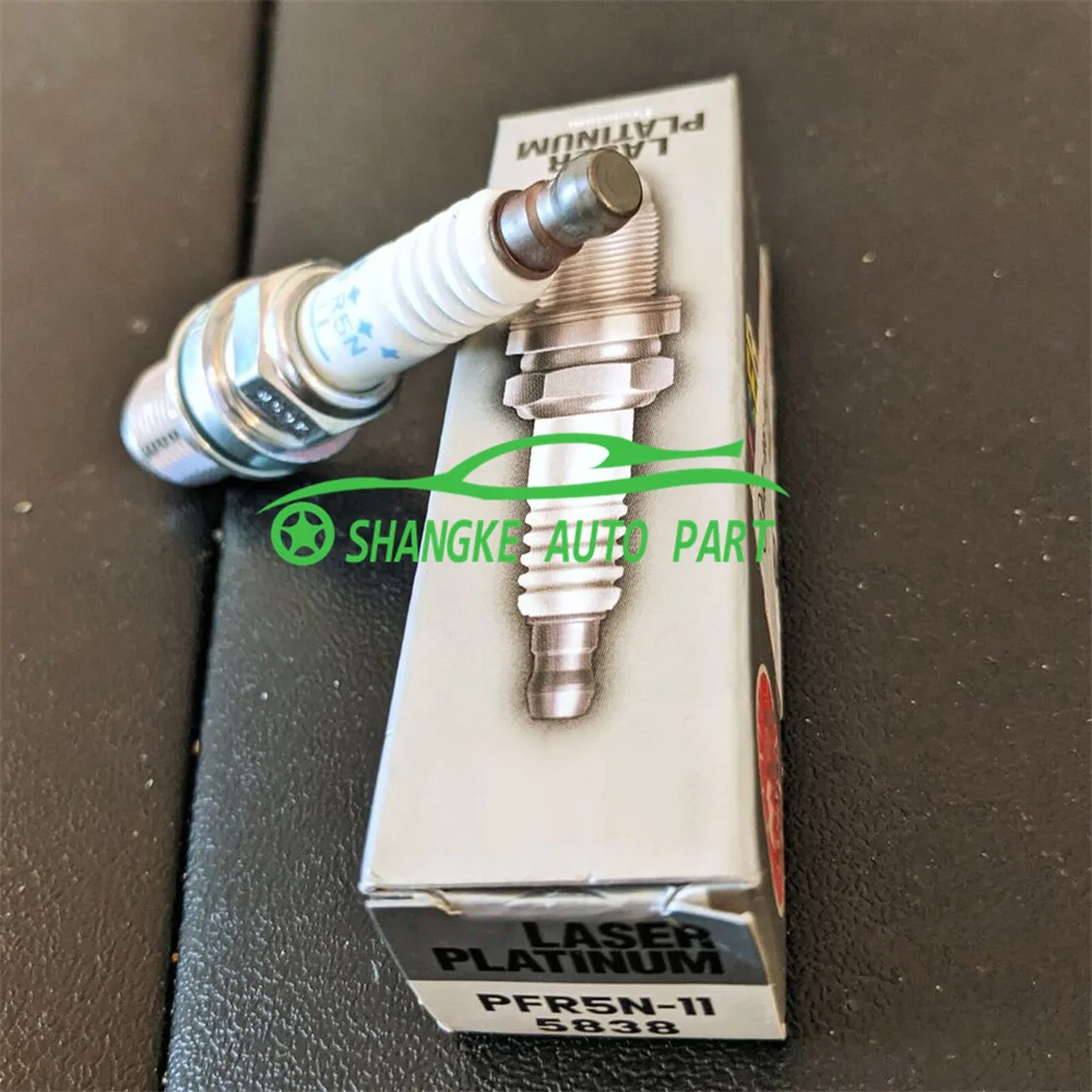 Original Laser Dual Platinum Spark Plugs OEM 5838 PFR5N-11 PFR5N11 FOR KKia Cerato Rio HHyundai Accent Matrix Getz 1.6L Sonata