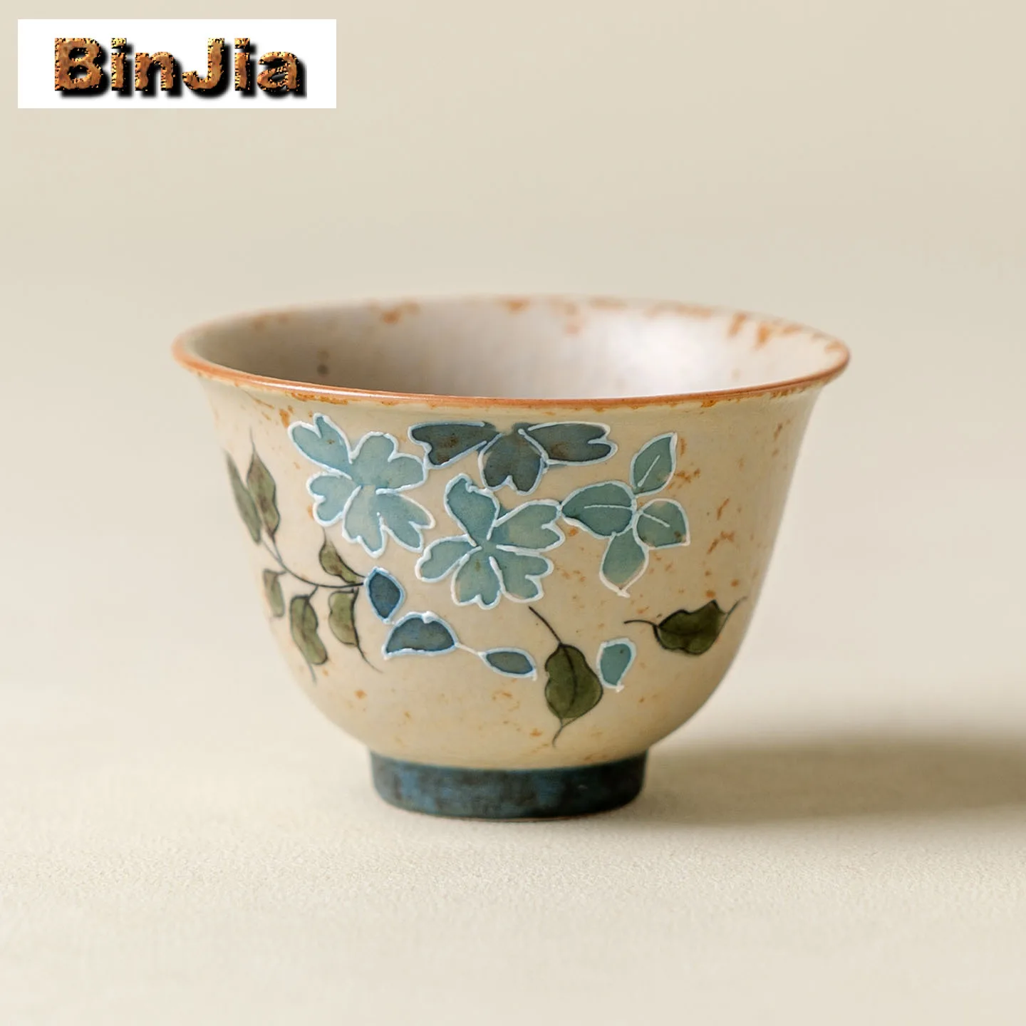 

50 мл картина с ворсом карамелией, чайная чашка с магнолией, эстетическая чаша для чая, кувшин, чашка для дегустации чая, чашки Chazhan Master, аксессуары для ча