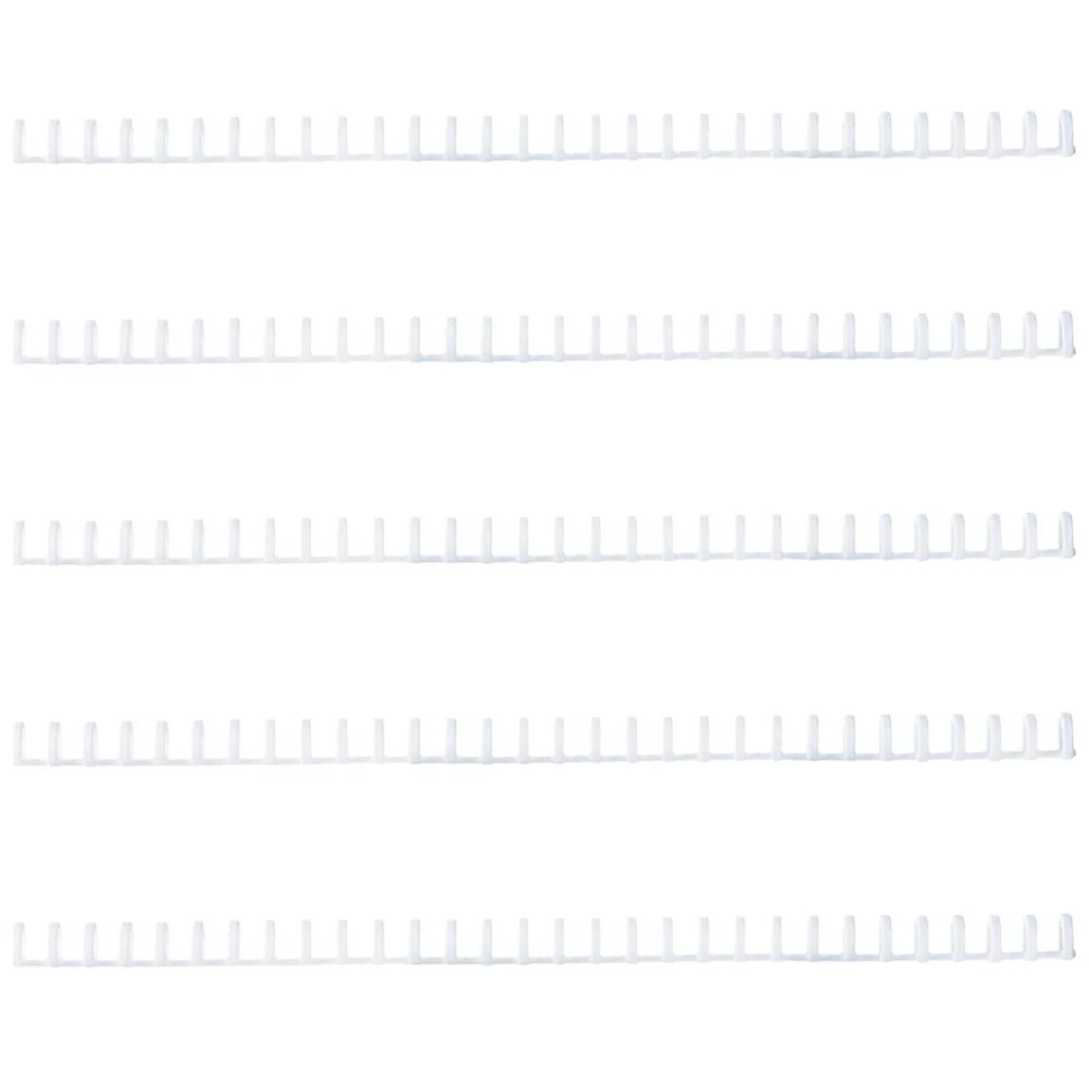 Bisagra de libro cortable de 30 agujeros, carpeta de hojas sueltas Premium para manualidades de cuaderno DIY, bisagra de hojas largas y sueltas, 5 uds., 10Mm