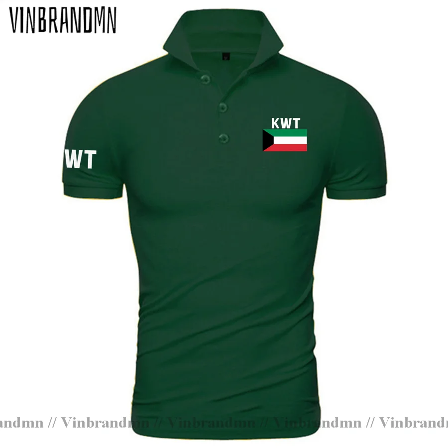 Kuwait Kuwaiti Polo shirts Men Short Sleeves Fashion Brands Shirts New Design Country 2023 Cotton Nation Team Flag al-Kuwait KWT