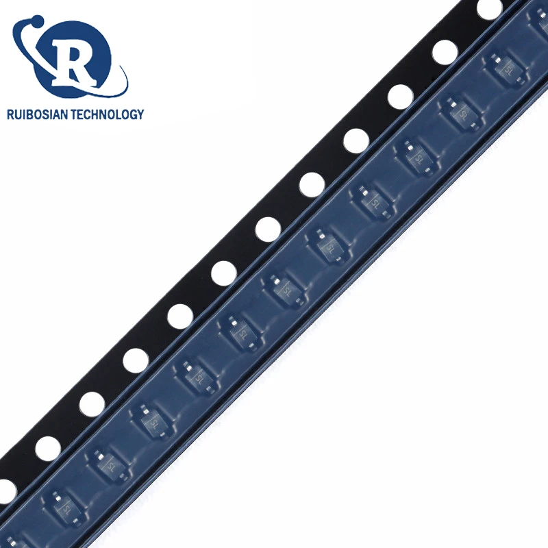 100Pcs SMD Schottky Barrier Diode B5817W SJ BAV21W T3 B5819W SL 20V 30V 40V Electronic Components SOD-123