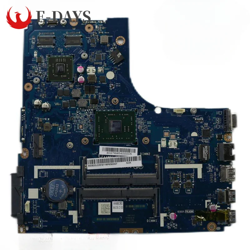 

For Lenovo B51-35 Laptop Motherboard LA-C293P Mainboard A6 2G 1000 FP DIS 100% Tested Ok