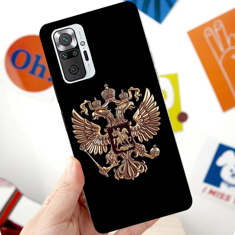 russian flag Case For Xiaomi Redmi Note 12 Pro 11 8 9 10 Pro 9S 10S 11S 12S Redmi 12C 10C 9C 10A Cover