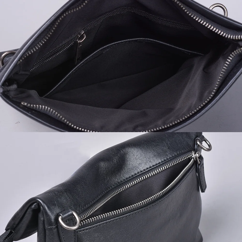 Elegante bolso de hombro de cuero para hombres: perfecto para la oficina y el desplazamiento