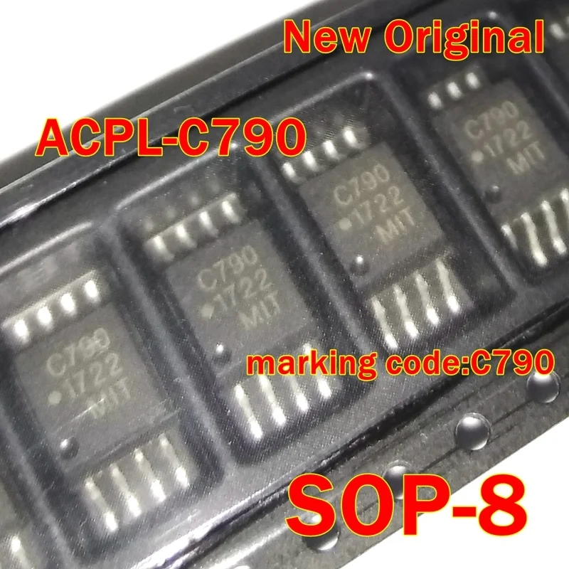 1Pcs to 100Pcs Acpl-C790-500E Acpl-C790 Sop-8 New Original Marking Code:C790 Precision Miniature Isolation Amplifiers