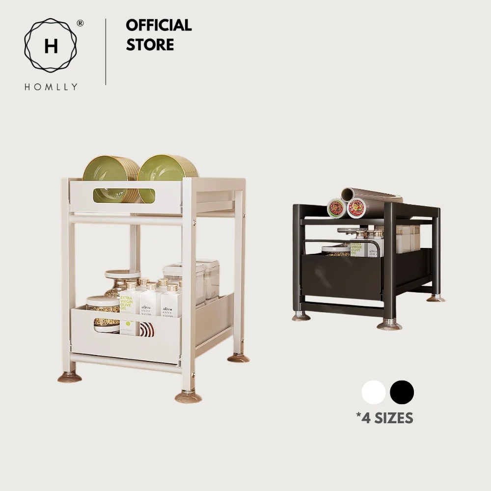 

Homlly Nolten Кухонный шкаф для хранения Выдвижной органайзер Корзины Столешница Микроволновая печь