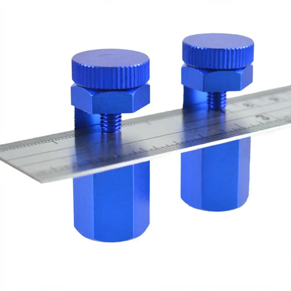 Carpentry Square Auxiliary Clamp Stair Gauge Jig Aluminum Alloy Woodworking Layout Tool Precise Measuring Marker