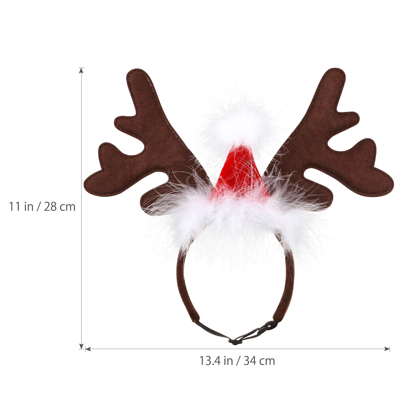 Reindeer Dog Headband Pet Christmas Antlers Hats for Large Dogs Holiday Headress Party Dress up Costumes