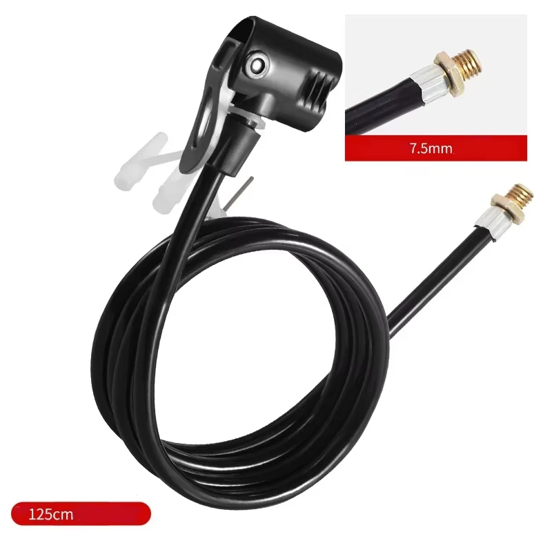 Fahrrad Luftpumpe Verlängerung Rohr Pumpe Fahrrad Schlauch Luftpumpe Anschluss Fahrrad Luftpumpe Reifen Inflator Düsen Zubehör – Detail 3