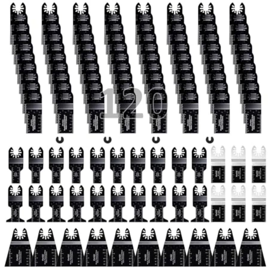 

Oscillating Saw Blades Metal Multitool Blades for Wood Plastics Quick Release Oscillating Tool Blades fit Fein Multimaster Port
