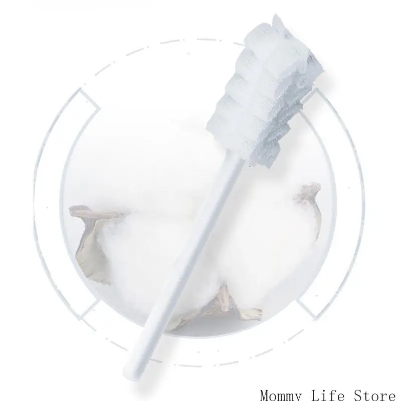 

30 Pcs/Box Baby Tongue Cleaner Disposable Gauze Toothbrush Paper Rod Infant Cleaning Brush Dental Care