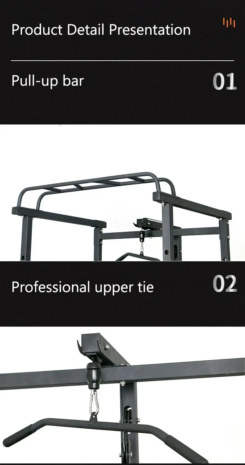 Squat Rack Fitness Adjustable Heavy Cage Multifunctional Workout Equipments Home Gym Cadio Training Strength Training Exercise