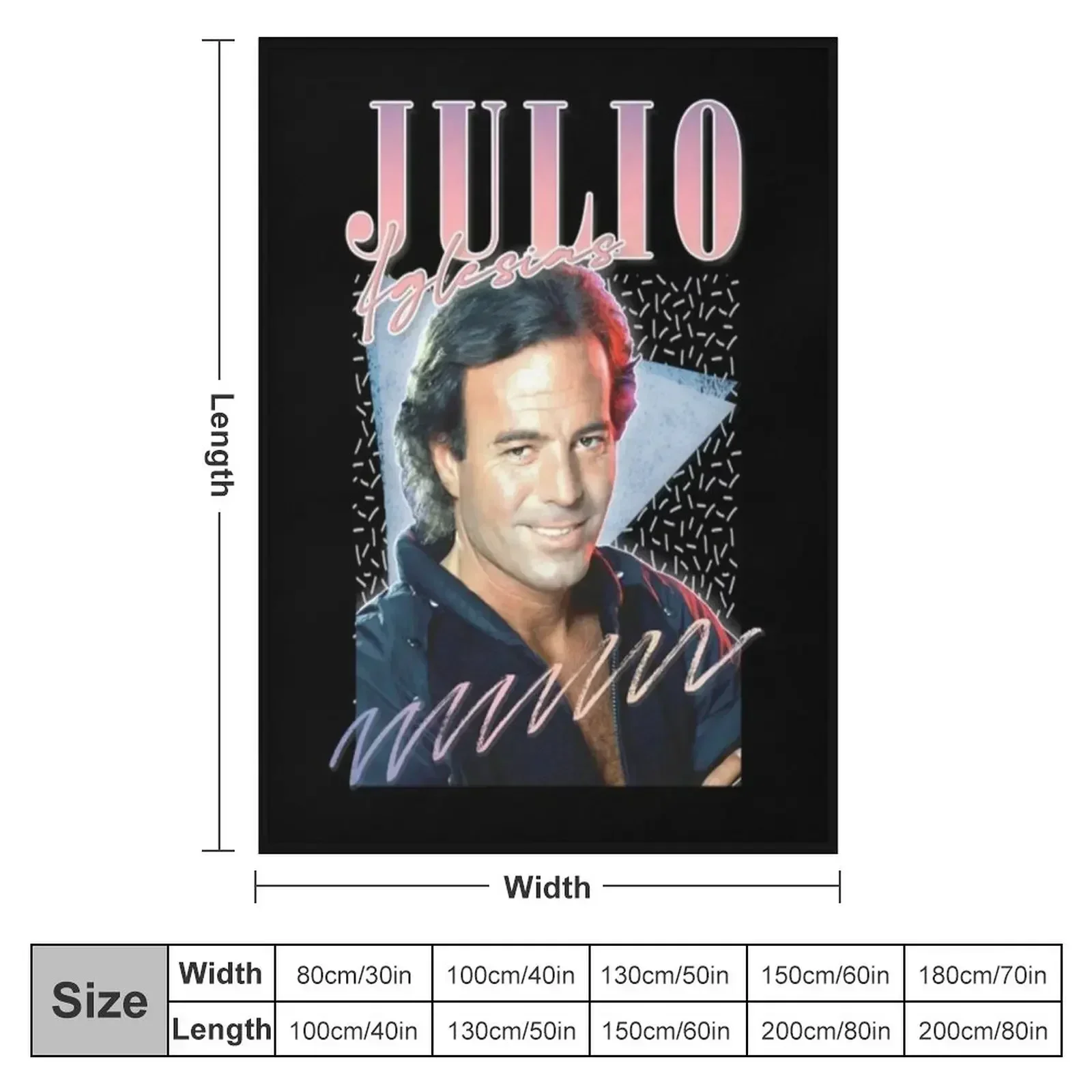 Julio Iglesias Throw Blanket Luxury Throw Bed covers bed plaid Blankets