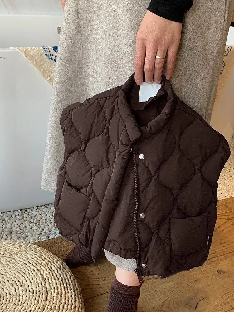 Koreanische Baby-Weste mit Polsterung – Unisex Herbst-Winter-Steppweste, Warme Ärmellose Oberbekleidung für Jungen und Mädchen, Wintermantel – Detail 5