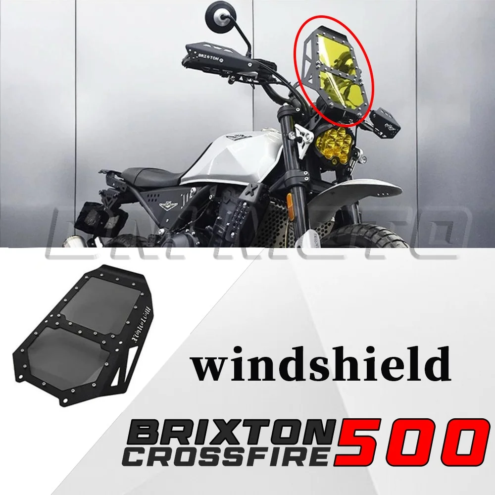 

Motorcycle modification LED headlights and transparent windshield assembly for BRIXTON CROSSFIRE 500GK 500gk gk500