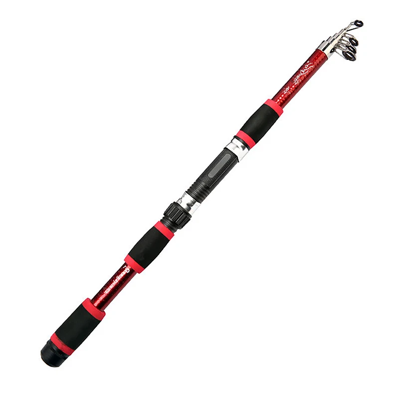 Fishing Pole Casting Spinning Fishing FRP Fiber Casting Lure Rod For Trout Carp Fishing Tackle Long Shot Super Hard Sea Rod Set