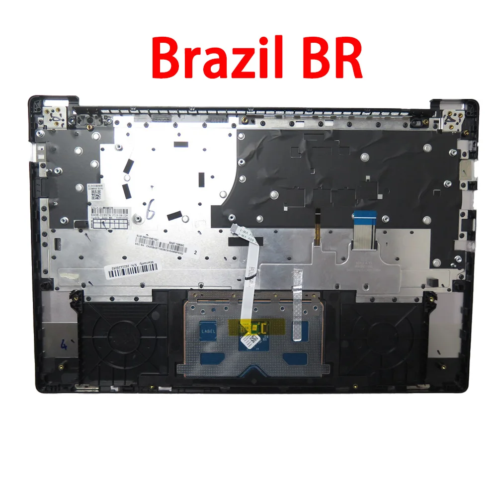 

Подставка для рук и клавиатура для ноутбука Samsung NT730XBV NT730XBE 730XBV 730XBE Корея KR Brazil BR Верхняя крышка с сенсорной панелью Новый
