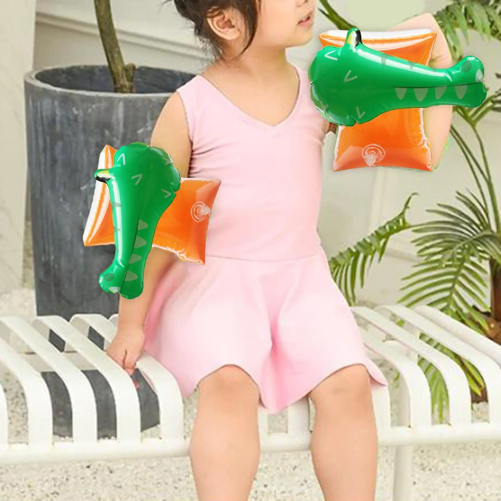 Inflatable Swim Arm Bands for Kids Inflatable Arm Floats Pool Lightweight