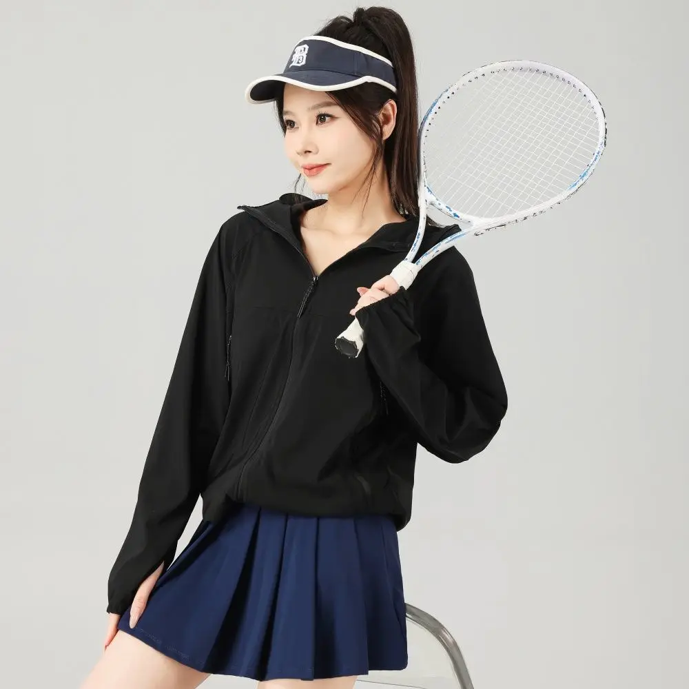 2026 Spring Summer New Sunscreens Coat Women Fashion Sun Protection Clothing Jacket Ladies Breathable Outcoat Ice Silk Overcoat