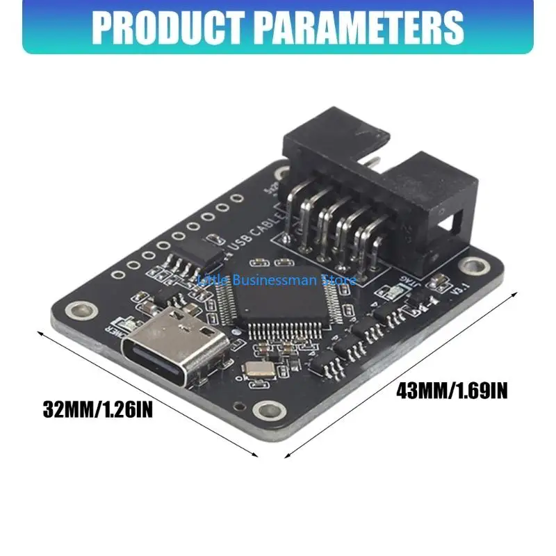 Programmierplatinen-Kit mit Flachbandkabel für Lern- und Projektarbeiten M76A – Detail 6