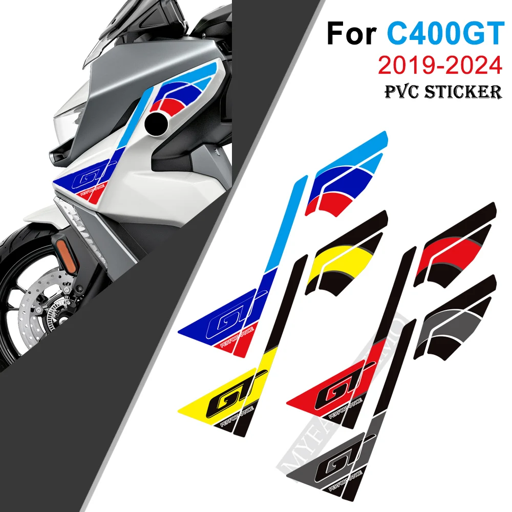 ل BMW C400GT C 400 GT C400 2019 2020 2021 2022 2023 2024 دراجة نارية هدية غطاء الحاجز حامي خزان الوسادة ملصقات مائي