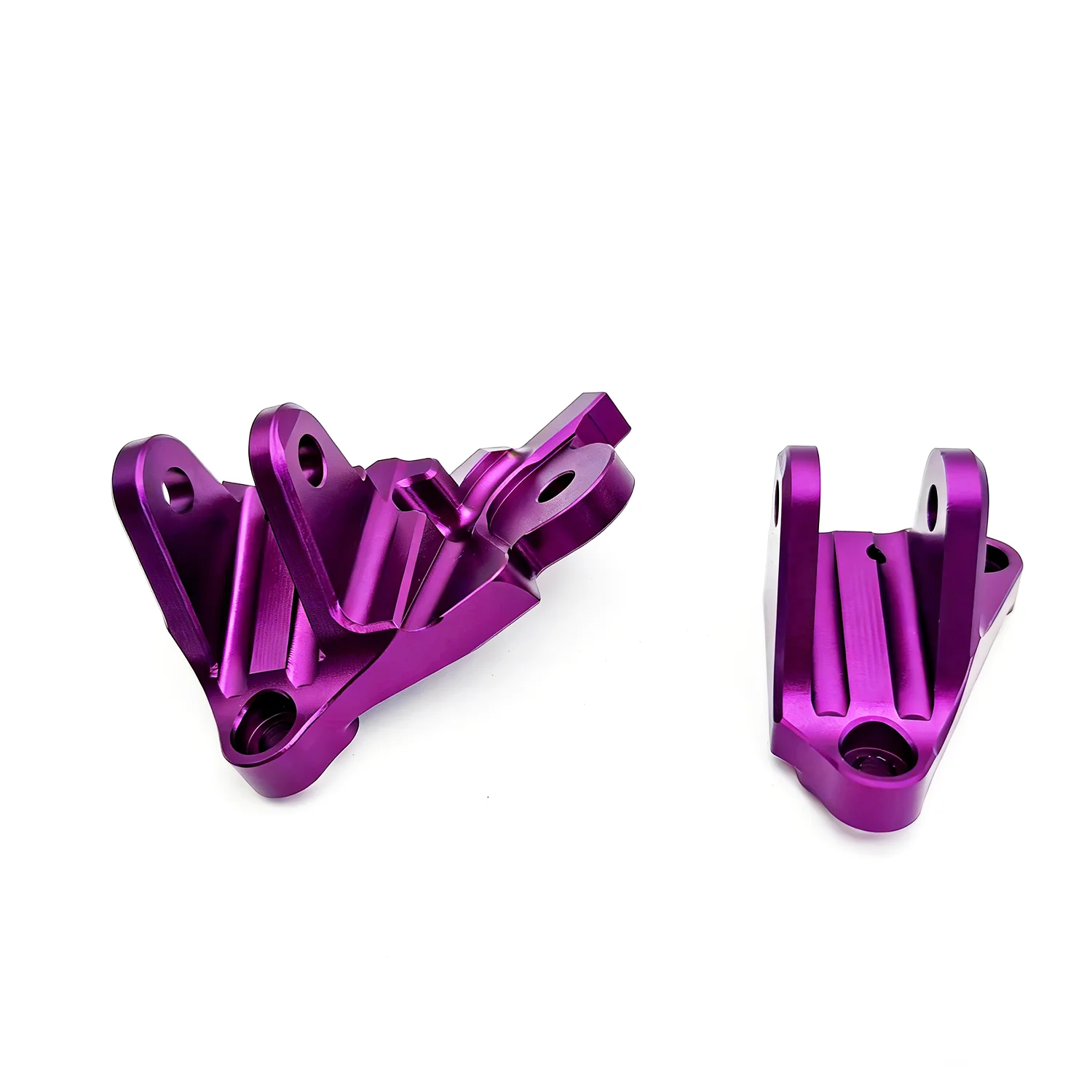 Ultra Bee Retrofit Footrest Bracket Anodized Aluminum CNC Lightweight Bracket Heavy Duty Foot Peg Mounts