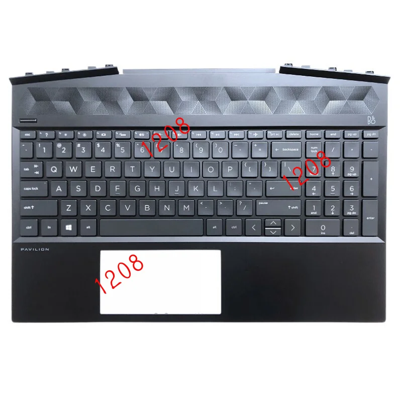 New for HP Pavilion 15-dk 15t-dk TPN-C141 laptop LCD back cover front bezel hinges keyboard palmrest heat sink bottom case