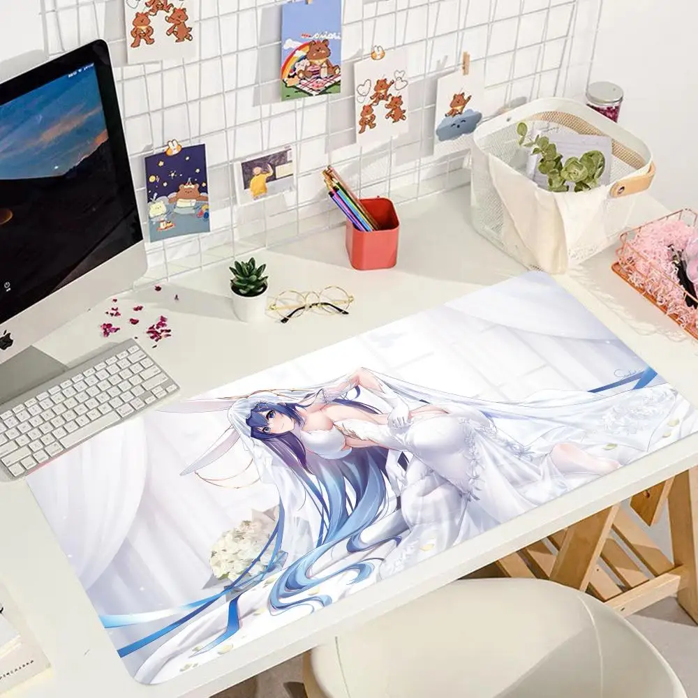 N-New Jersey Azur Lane Mouse Pad Mouse Pad Gaming Mousepad Speed Desk Mat Laptop Gaming Mats For Office Carpet Desk Accessories