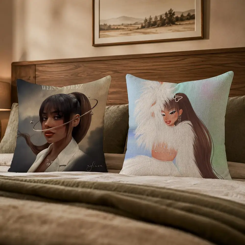 Pop Singer A-AylivaS Cushion Cover Ultra Soft Throw Pillow Cover Skin Friendly for Sofa Bed Home Decor Gift