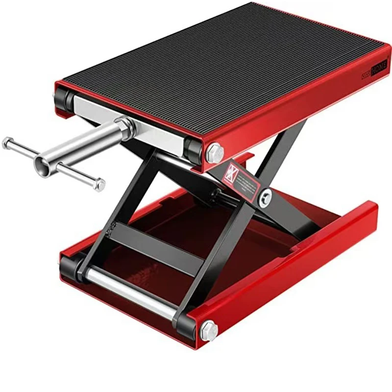 Motorcycle Jack 500KG 1100LBS Center Scissor Lift Suitable For Motor Bicycle ATV Work Stand Professional Repair Tools