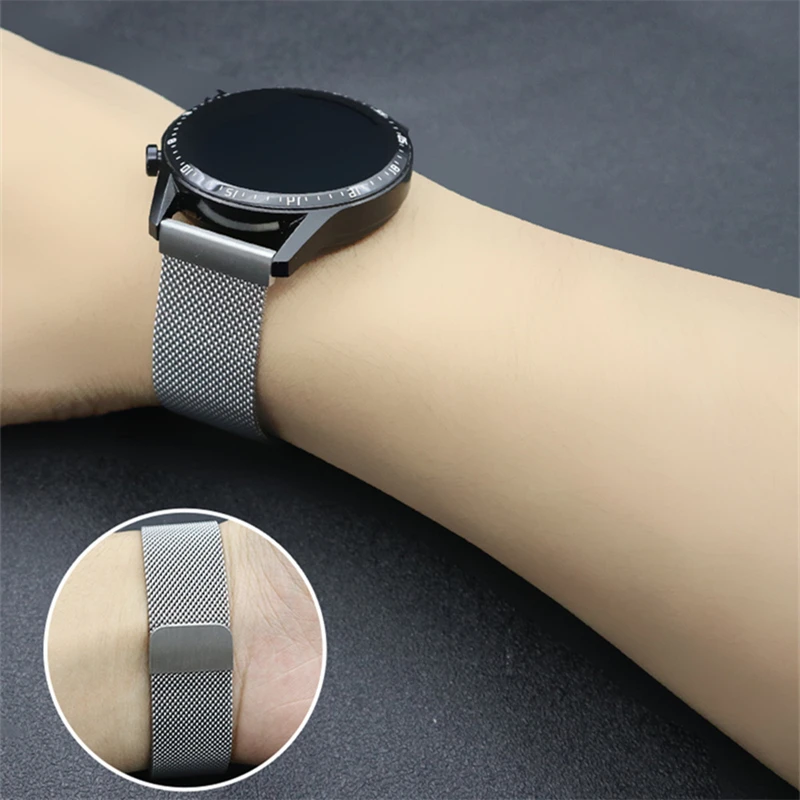 Milanese Loop Strap for Samsung Galaxy Watch 7 6 5 4 44mm 40mm Magnetic Metal Band 22mm 20mm Bracelet Galaxy Watch 4/6 Classic