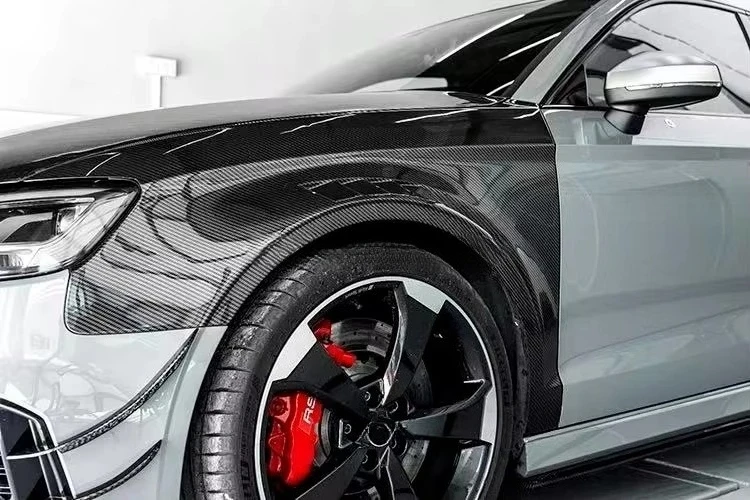Quality Assurance Dry Carbon Fiber Side Fenders Fit forRS3 2017-19 Car Fender
