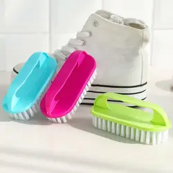 Multi-functional Plastic Shoe Brush Soft Bristle Scrubbing Clothes Brush Household Cleaning Brush Laundry Brush Decontamination