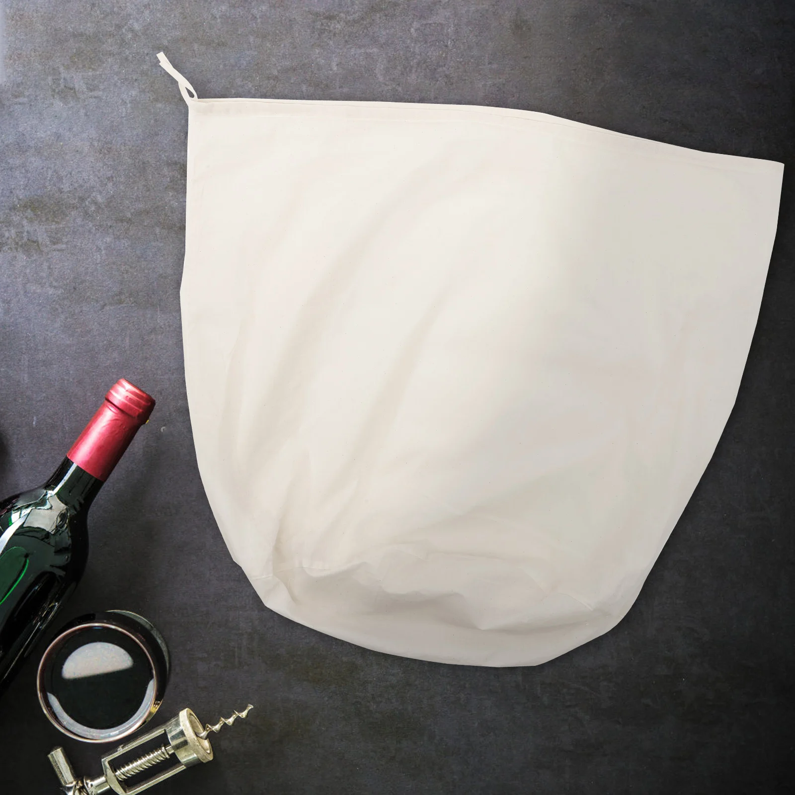 

Pure Cotton Gauze Large Filter Mesh Reusable Strainer Drawstring Nut Milk Bag Soybean Brew Bag Food Grade Material Easy