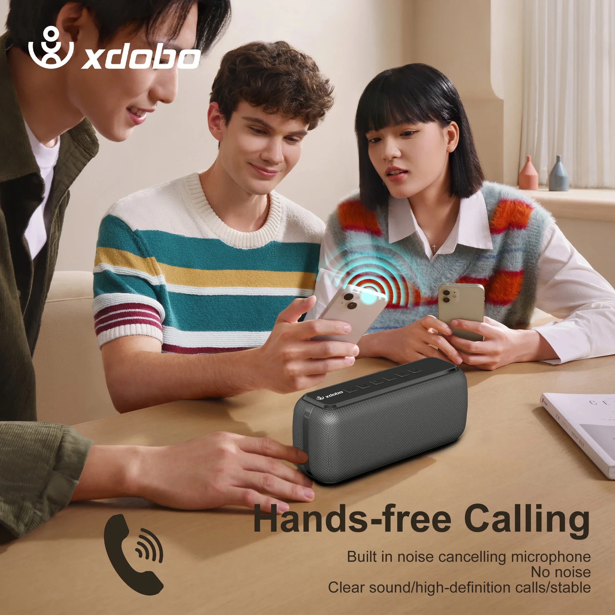 XDOBO X8 무선 블루투스 스피커 60W 고출력 휴대용 홈 야외 오디오 Aubwoofer 지원 TF/AUX