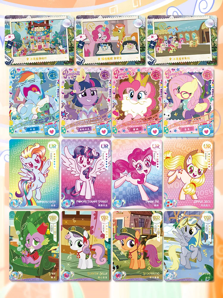 Kayou My Little Pony Quying Card Vriendschap Is Magisch Meisje Speelgoed Echte Perifere Kaarten Tas Collectie Kaarten Vakantie Speelgoedgeschenken