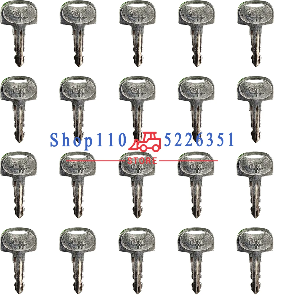 10/5/2/1Pcs 601 lgnition Key Fit for StackerFerris Mower Vermeer Sany Mini Excavator Broderson Crane