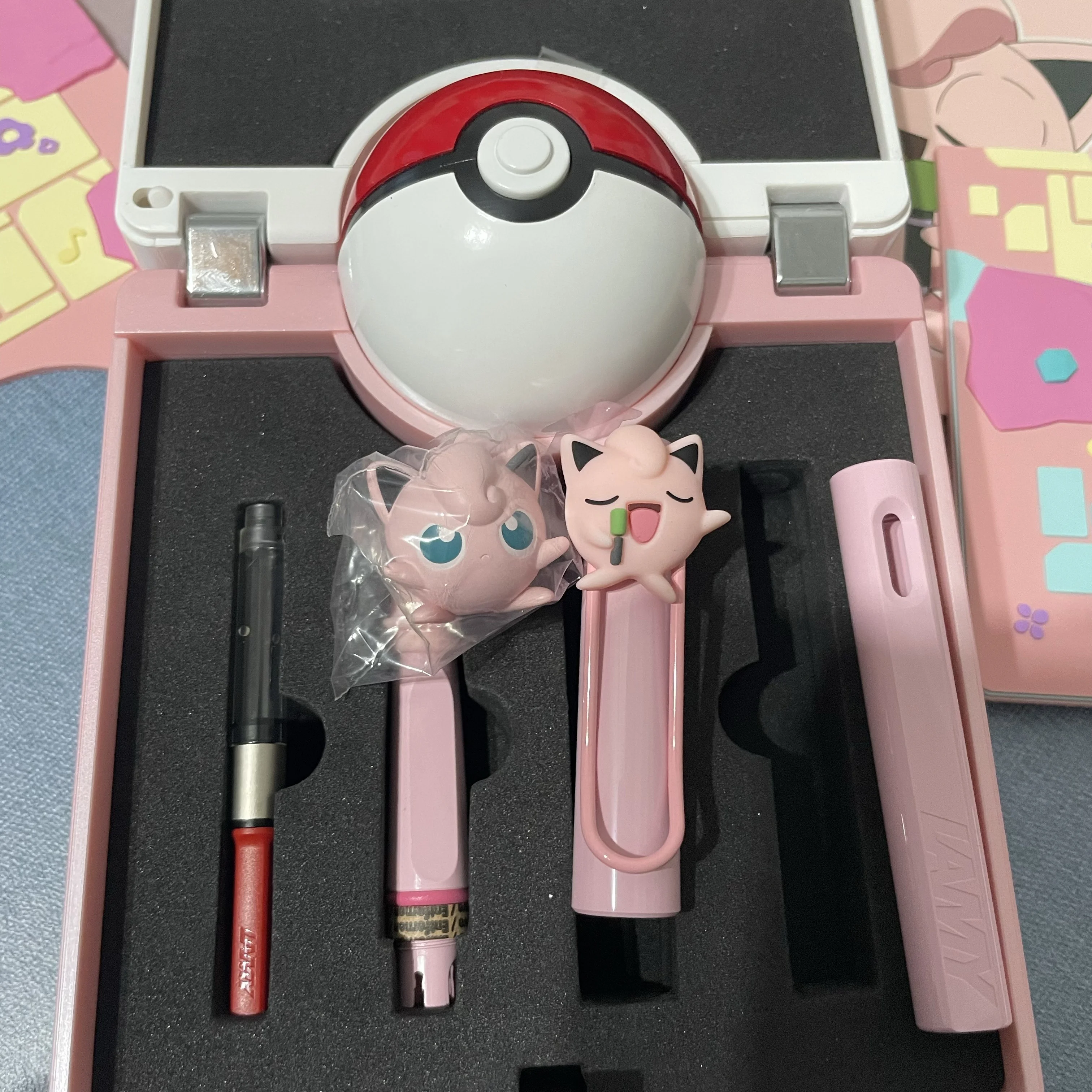 2024 Original Lamy Pokemon Picachu German Pen Jenny Turtle Fat Ding Little Fire Dragon Limited Pokemon Joint Pen Set Festival Gi