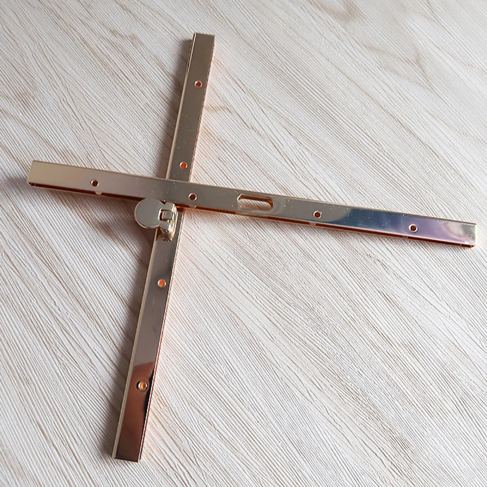 

6Pcs Purse Frame 11.4cm Edge Strip Straight Alloy Coin Bag Lock Clasp for Wallet DIY Craft Handmade Golden Purse Frame