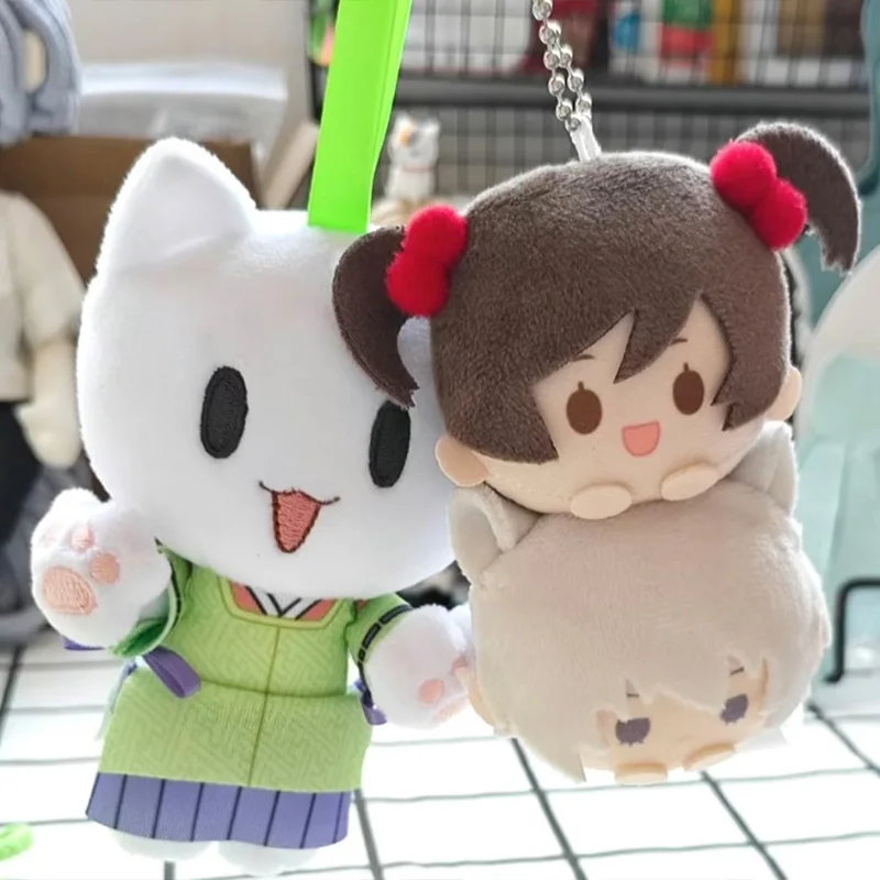 Nullset Kamisama Kiss ‌   Llavero de Peluche de Anime de la Serie Stack On Head, Figura de Nanami Tomoe Hakushu, Adorno Colgante Kawaii, Muñeca Linda