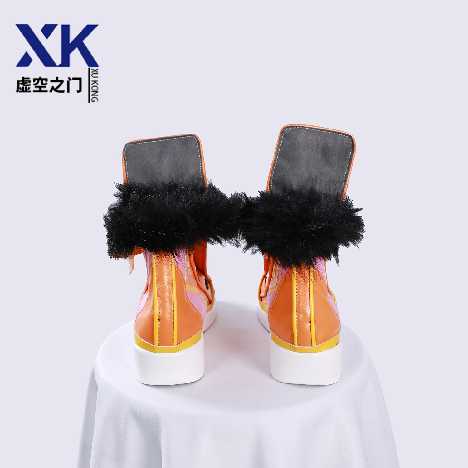 Lansan-Juego de disfraz de Cosplay Genshin Impact, zapatos de mujer, botas Lansan