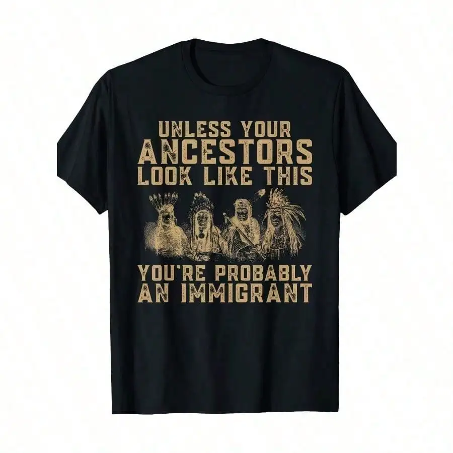 American eres probablemente una camiseta-100% algodón-220g