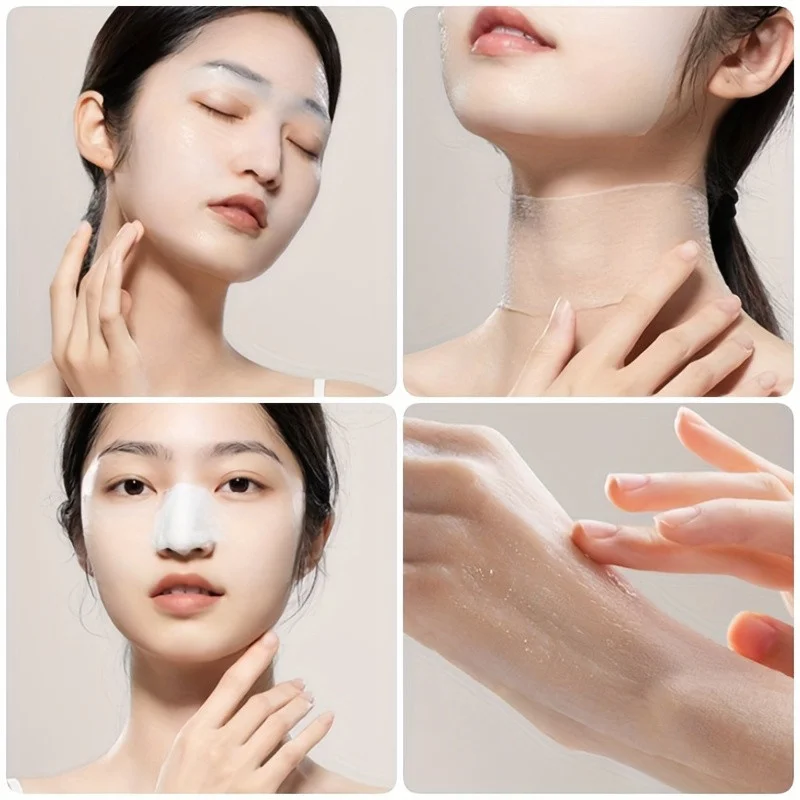 ผ้าฝ้ายบีบอัดเปียกหน้ากากยืดแบบใช้แล้วทิ้งกระดาษแต่งหน้ากําจัดพอกหน้าผ้าฝ้ายบีบอัดเปียกชิ้นเครื่องมือบํารุงผิว