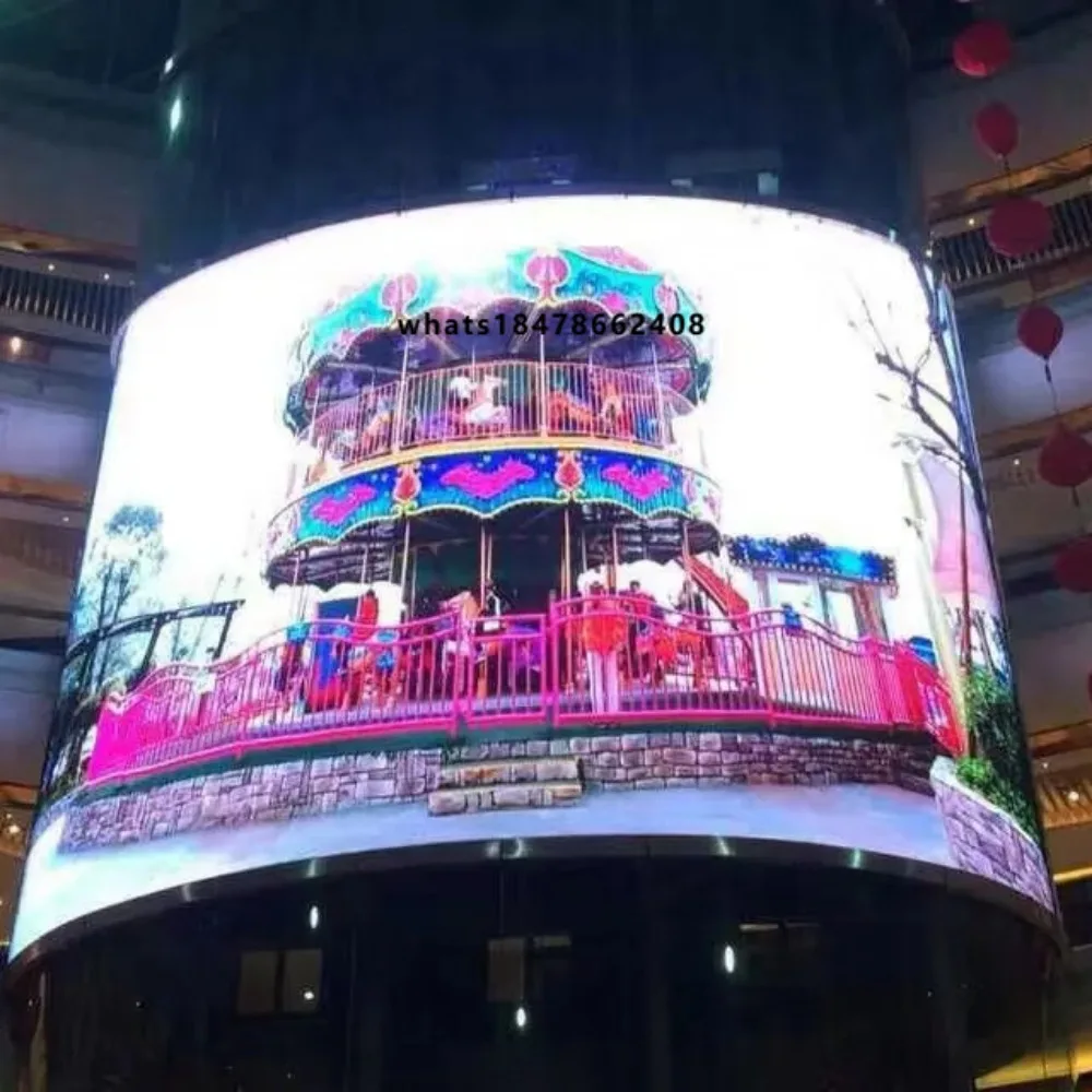 High-brightness special-shaped Light Emitting Diode for shopping malls Billboard 5000 nits Grid Light Emitting Diode Screen