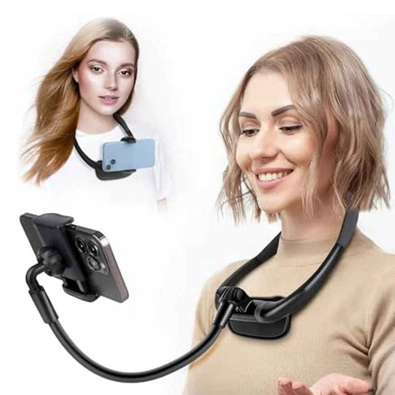 Gooseneck Mobile Phone Holder, Mobile Phone Selfie Holder for Bed, Universal Multi-Function Mobile Phone Holder-A51M