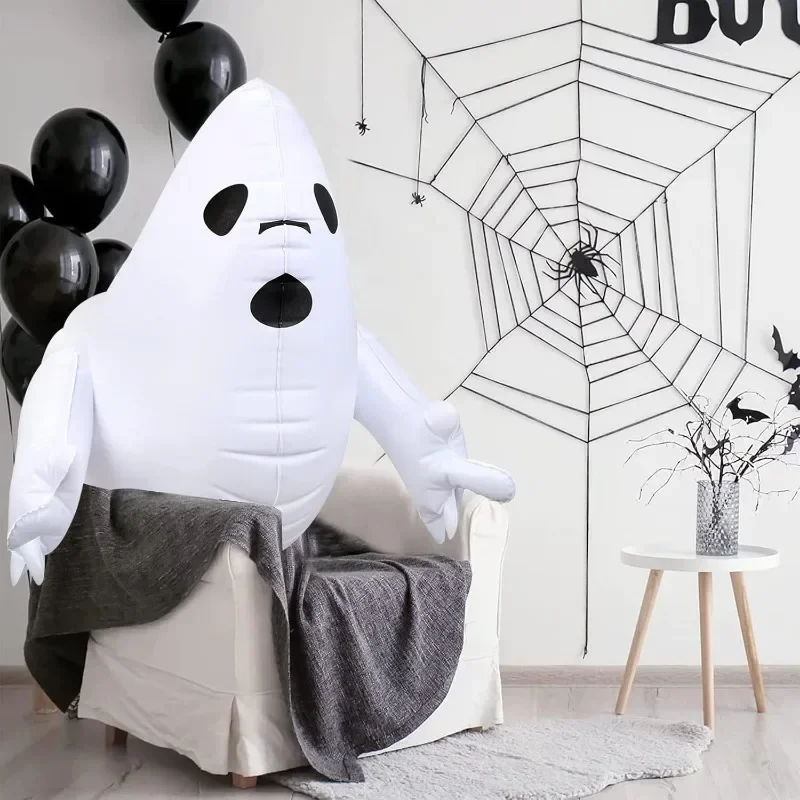 Halloween Horror Inflatable Ghost Decoration Can Be Hung Extra Large and Thick Outdoor Garden Courtyard Haunted House Decoration