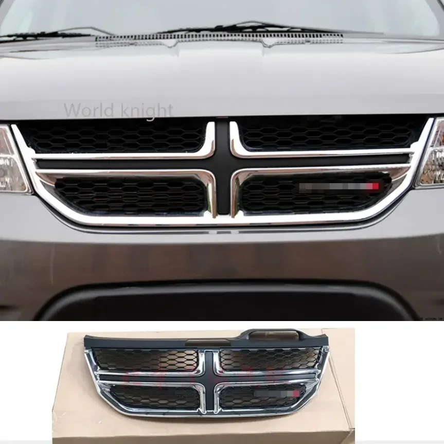 Black Front Grill Bumper Radiator Upper Grille For Dodge Journey 2009-2016 10 11 12 13 14 15