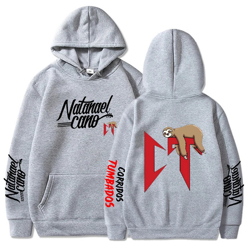 Natanael Cano Hoodies Men Fashion Corridos Tumbados Long Sleeve Sweatshirts Women Cool Casual Harajuku Hooded Pullover Sudaderas