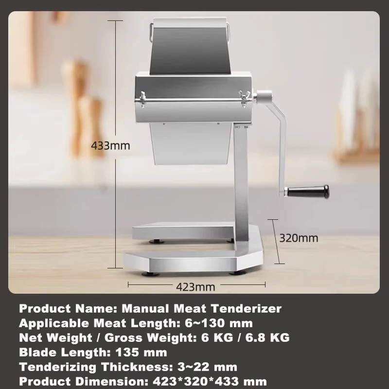 

Новый коммерческий многофункциональный ручной инструмент для размягчения мяса из нержавеющей стали для говядины, баранины, свинины, замороженного мяса