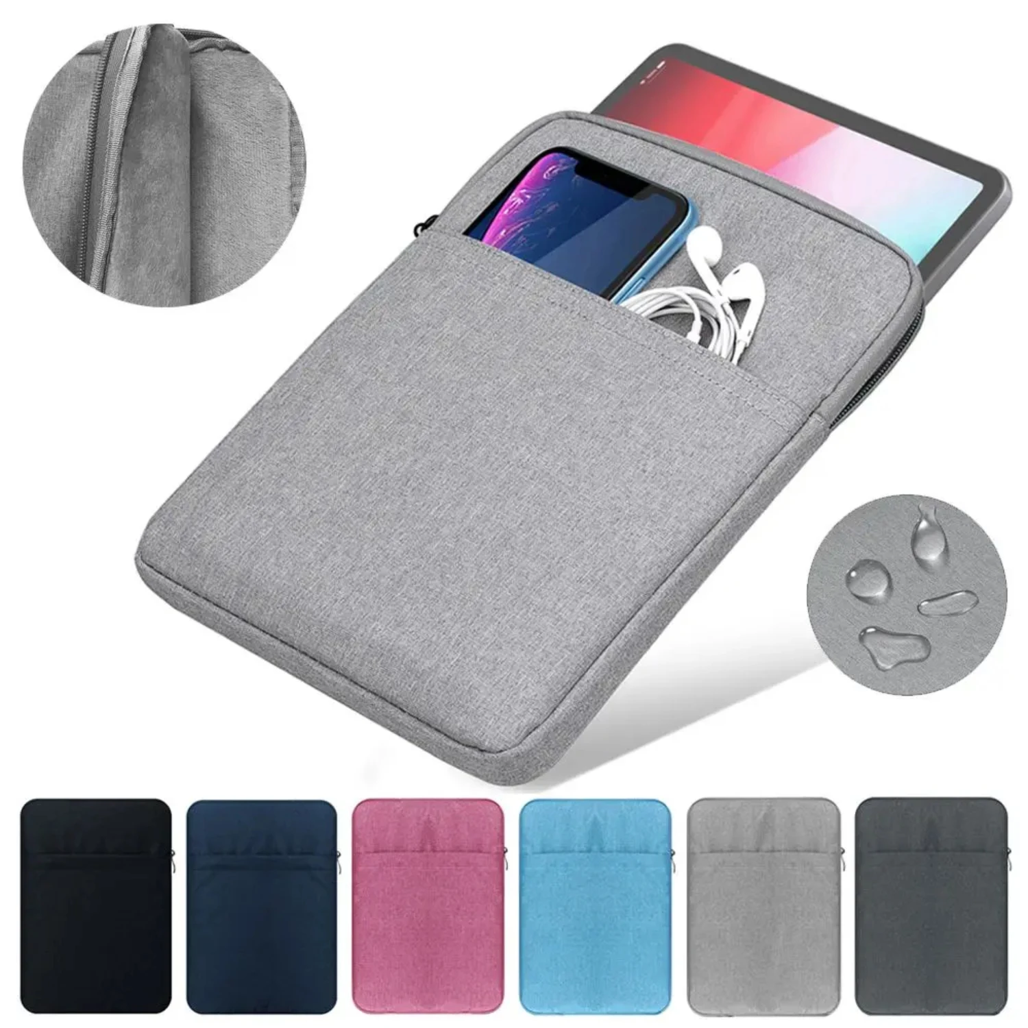 Stylish and Durable Shockproof Protective Tablet Sleeve Bag Case Cover for Air and Pro - Maximum Protection and Security for 6/8